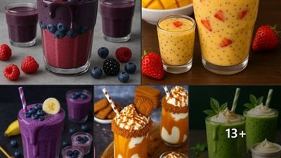 أجمل 20 وصفة عصائر طبيعية ومنعشة للفواكه والخضار  سهلة وسريعة التحضير